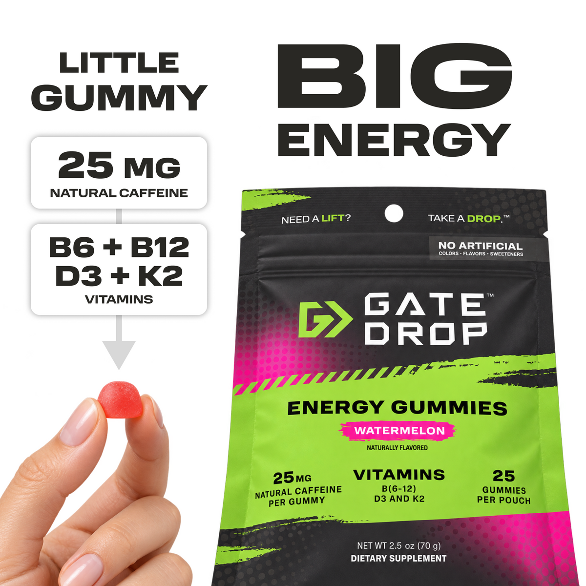 Energy Gummies - 25 ct