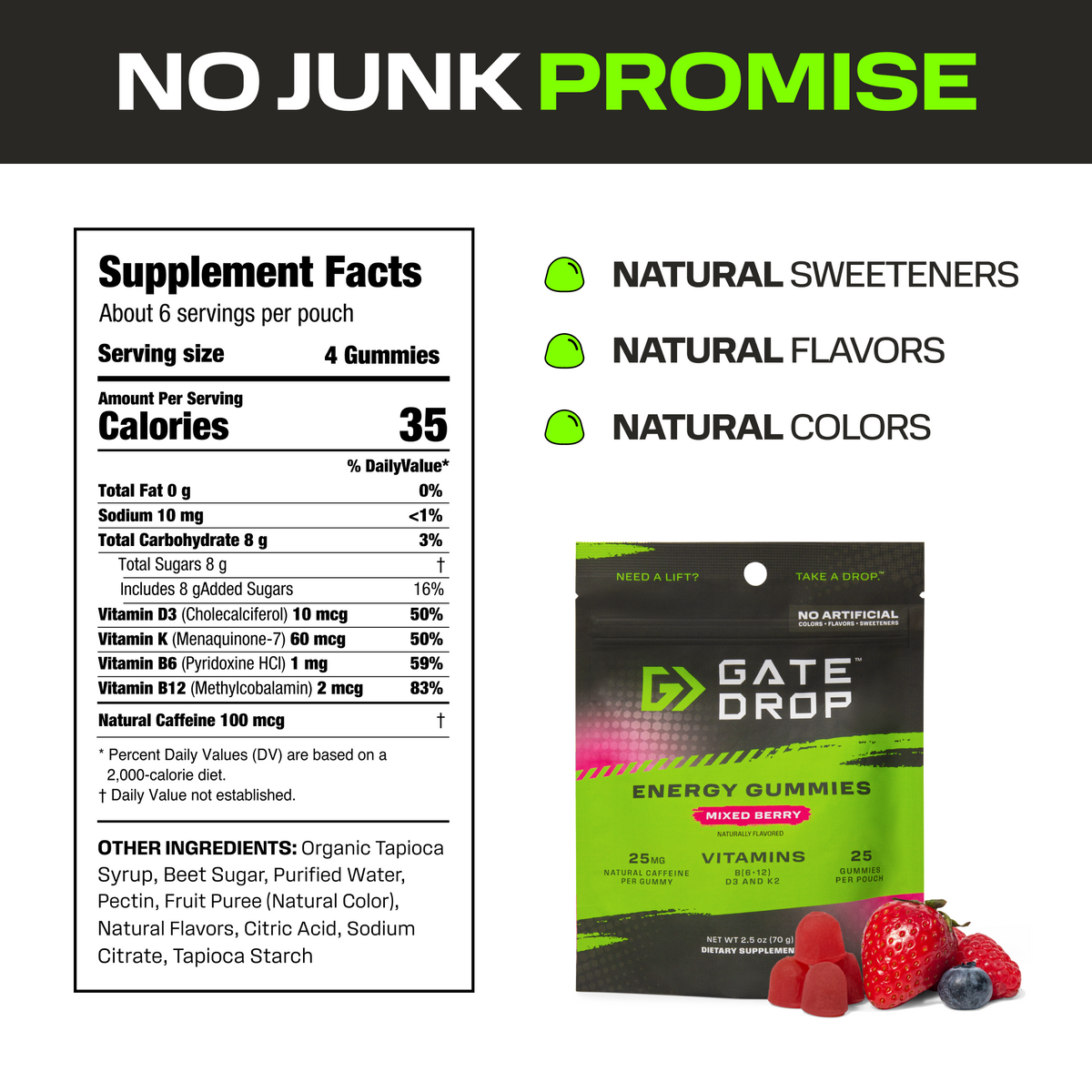 Energy Gummies - 25 ct